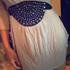 Bebe gray warrior dress